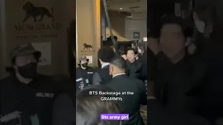 BTS Backstage at GRAMMYS 💜