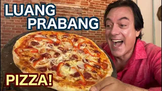 Laos Pizza Tour!  Luang Prabang Laos Travel.  Digital nomad minimalist backpacking