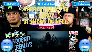 Rappers React To Lordi "It Snows In Hell"!!!