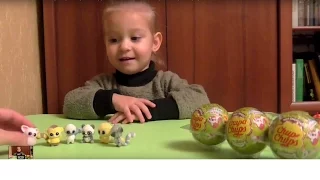 Киндер сюрприз яйца чупа чупс юху и его друзья распаковка Kinder Surprise chupa chups yoo hoo and fr