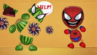 Kick The Buddy 2024 | The WaterMelon VS Spider Buddy VS The Flesh Ripper , #iqgamerkickThebuddy