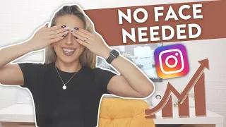 HOW TO GROW ON SOCIAL MEDIA WITHOUT SHOWING YOUR FACE | For Instagram Reels, TikTok & YouTube Shorts