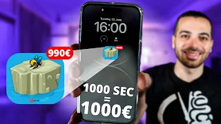 UNE APP TE PAYE 1€ CHAQUE SECONDE EN MODE PASSIF - GAGNER DE L'ARGENT EN LIGNE