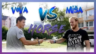 PARKOUR HORSE CHALLENGE #1 | VOVA VS MIŠA