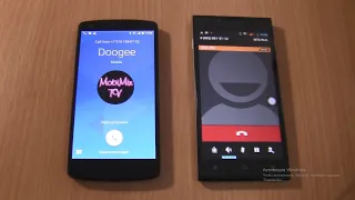 Incoming call & Outgoing call at the Same time LG Google Nexus 5+Doogee Turbo DG2014