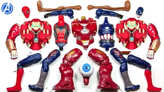 Merakit mainan sirenhead, hulkbuster, spiderman, captain america ~ Avengers