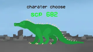 Scp 682 vs country giant | stick nodes animation