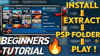 {BEGINNERS TUTORIAL}🔥How To Play Games Using PPSSPP Emulator In Hindi |  PPSSPP | Badshah Gamer |