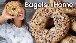 How to Make New York Style Bagels at Home | Joshua Weissman Recipe Test