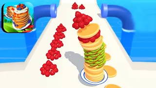 Pancake Run Gameplay Levels ( 13 - 27 ) TikTok Gameplay Walkthrough Android iOS New Mobile Game