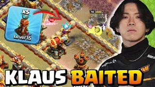 Klaus Warden TRAPPED BY SURPRISE TESLA & Everything Goes WRONG (Clash of Clans)