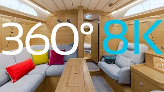 360° VR 4K 8K - Hallberg - Rassy 40C | Sailboat HR40C