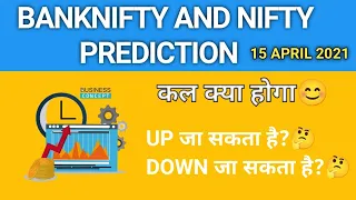 banknifty and nifty tomorrow prediction 15 april 2021/NIFTY AND BANKNIFTY ANALYSIS/BANKNIFTYtomorrow