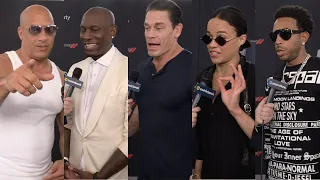 F9 Cast Interviews - Vin Diesel, Tyrese Gibson, John Cena, Michelle Rodriquez, Ludacris and More