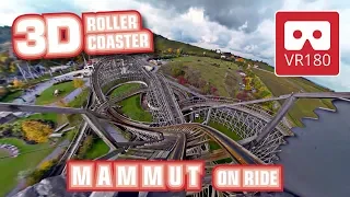 VR Roller Coaster VR 180 3D Experience | Mammut VR180 onride POV | Tripsdrill Achterbahn | #Oculus