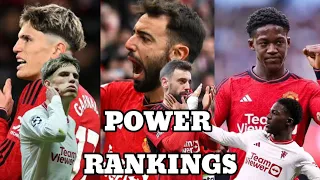 Man Utd Star Garnacho Ranked Above Mainoo and Bruno | Man Utd Players Power Ranking