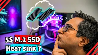 Does a 5$ M.2 SSD heat sink help? #ssd #heatsink