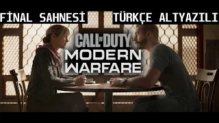 Call of Duty Modern Warfare 2019 Final Sahnesi | Türkçe Altyazılı