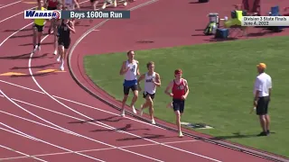 Perry's Brady Yingst Wins the Division 3 1600m Run State Championship