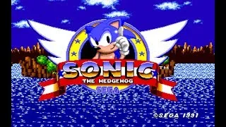 Sonic the Hedgehog прохождение (W) | Игра на (SEGA Genesis, Mega Drive SMD) 1991 Стрим RUS