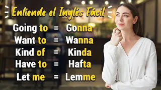 🔴 CON ESTO ENTENDERÁS EL INGLÉS HABLADO 👅| Las Contracciones Informales en Inglés 📚