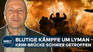 PUTINS KRIEG: Heftige Gefechte - Ukrainer werden von Russen bei Lyman wohl kalt erwischt | WELT