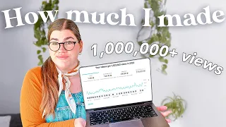 How Much YouTube Paid Me for 1 Million+ Views