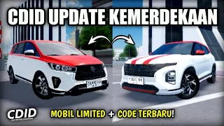 CDID UPDATE CODE TERBARU + Mobil LIMITED Edisi KEMERDEKAAN Akhirnya Sudah RILIS!! | CDID Roblox