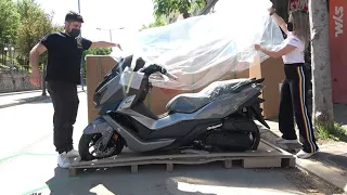 unboxing SYM CRUISYM 300cc  (euro 5) 2021