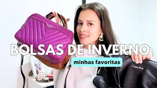 MINHAS BOLSAS FAVORITAS para usar no INVERNO! 💓 | Carolina Trufero