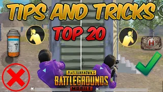 Top 20 Tips & Tricks in PUBG Mobile that Everyone Should Know (From NOOB TO PRO) Guide #1