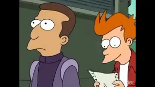Fry meets bender for the first time...
