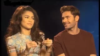 Zac Efron Can't Stop Blushing Around Zendaya