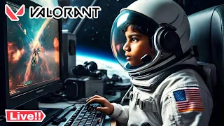 LIVE From SPACE with 1000 PING || Valorant Rank Push || Valorant Live