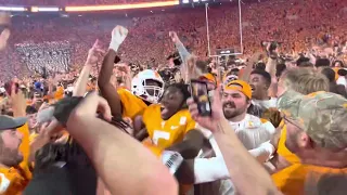 Tennessee Fans STORM THE FIELD After Beating Alabama - INSANE!