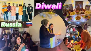 Diwali celebration in Russia ( North Caucasian state medical academy, cherckessk) #russia (#part1 )