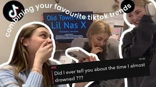 COMBINING YOUR FAVOURITE TIKTOK TRENDS (We regret this already)