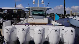 Monster Boats at the Boat Show 2020 FLIBS ( 4 and 5 Engines Only)