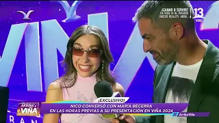 María Becerra habla de su show en el Festival de Viña 2024 | Arriba Viña | Canal 13