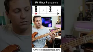 Major to Minor Pentatonic bass line exercise
