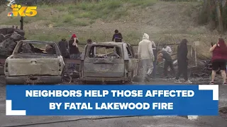 'We are a community': Neighbors step up to help those affected by fatal Lakewood fire