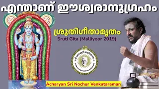 എന്താണ് ഈശ്വരാനുഗ്രഹം...| Sri Nochur Swami |Bhagavatha Sathram-Sruti Gita (Malliyoor 2019)