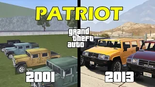 Evolution of "PATRIOT" in GTA games!