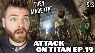 THE BASEMENT!!!!! | ATTACK ON TITAN EPISODE 19 | SEASON 3 | New Anime Fan! | REACTION