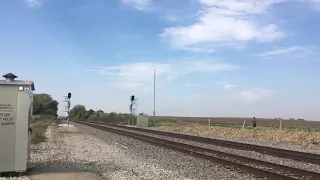 3 trains on the BNSF chillicothe subdivision. High speed action.