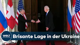 SORGE VOR MÖGLICHER INVASION: Biden und Putin planen Videokonferenz am Dienstag