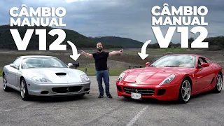 A Ferrari convertida para a perfeição! Motor V12 e câmbio manual.