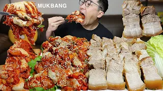 찰떡궁합이라고하죠ㅋㅋ 통영생굴무침, 생굴김치와 삼겹수육 요리 먹방은 못참지ㅎ Seasoned Oysters MUKBANG