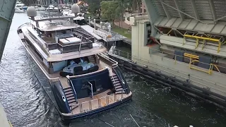 Yacht's Strolling New River Fort Lauderdale