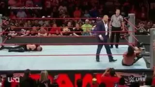 Triple H Returns and Attacks Roman Reigns and Seth Rollins - WWE RAW 29 August 2016